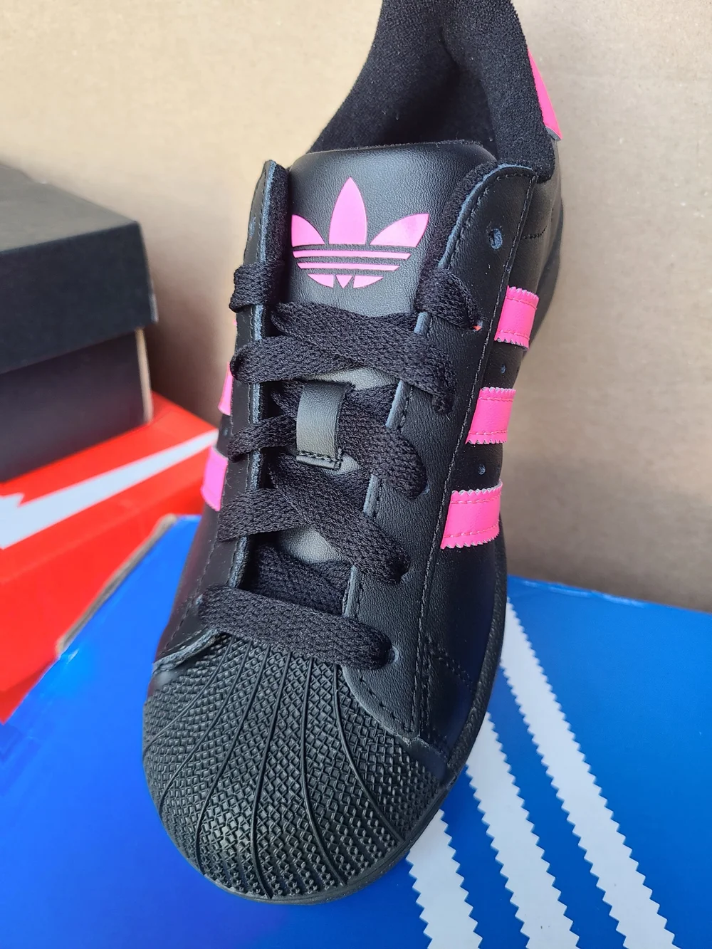 Adidas Superstar IIJ Girls size 4.5 women size 6 new with box